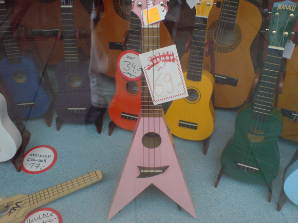 flying v ukulele